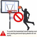 Basketball Hoop Outdoor, 5.2 Ft To 6.8Ft Adjustable Basketball Goal With 32