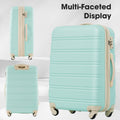 3 Piece Luggage Set Hardside Spinner Suitcase With Tsa Lock 20