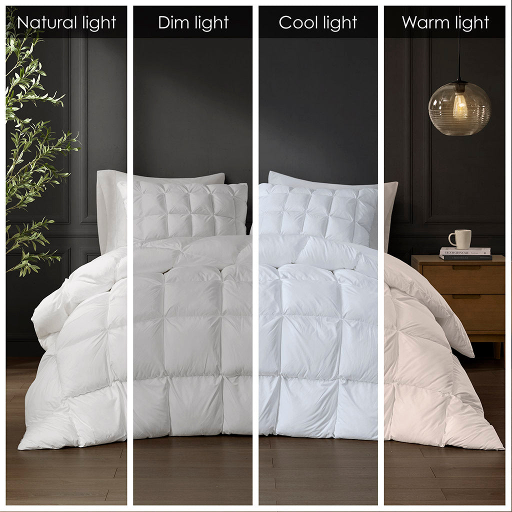 Overfilled Down Alternative Comforter White Polyester