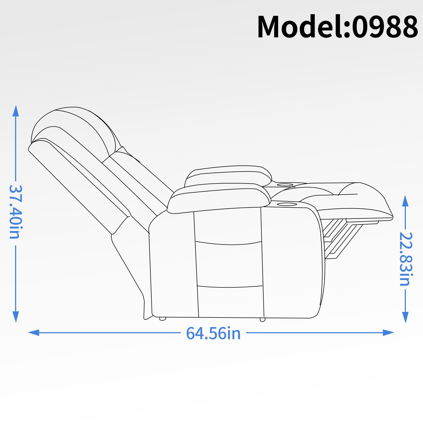 Infinite Position Single Motor Up To 350 Lbs Power Lift Recliner Chair For Elderly, Heavy Duty Motion Mechanism With 8 Point Vibration Massage And Lumbar Heating, Usb Charging Port, Cup Holders, Grey White Metal Primary Living Space Heavy Duty Pine Grey