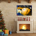1Pc Framed Canvas Wall Art Decor Painting For Year,Happy Year Count Down Gift Painting For Year Gift,Decoration For Chrismas Eve Office Living Room, Bedroom Decor 4028In Thickness 1.5Inch Rectangle Framed Multicolor Year'S Oversized 41In Canvas Cultures