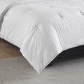 Oversized Down Alternative Comforter White Polyester