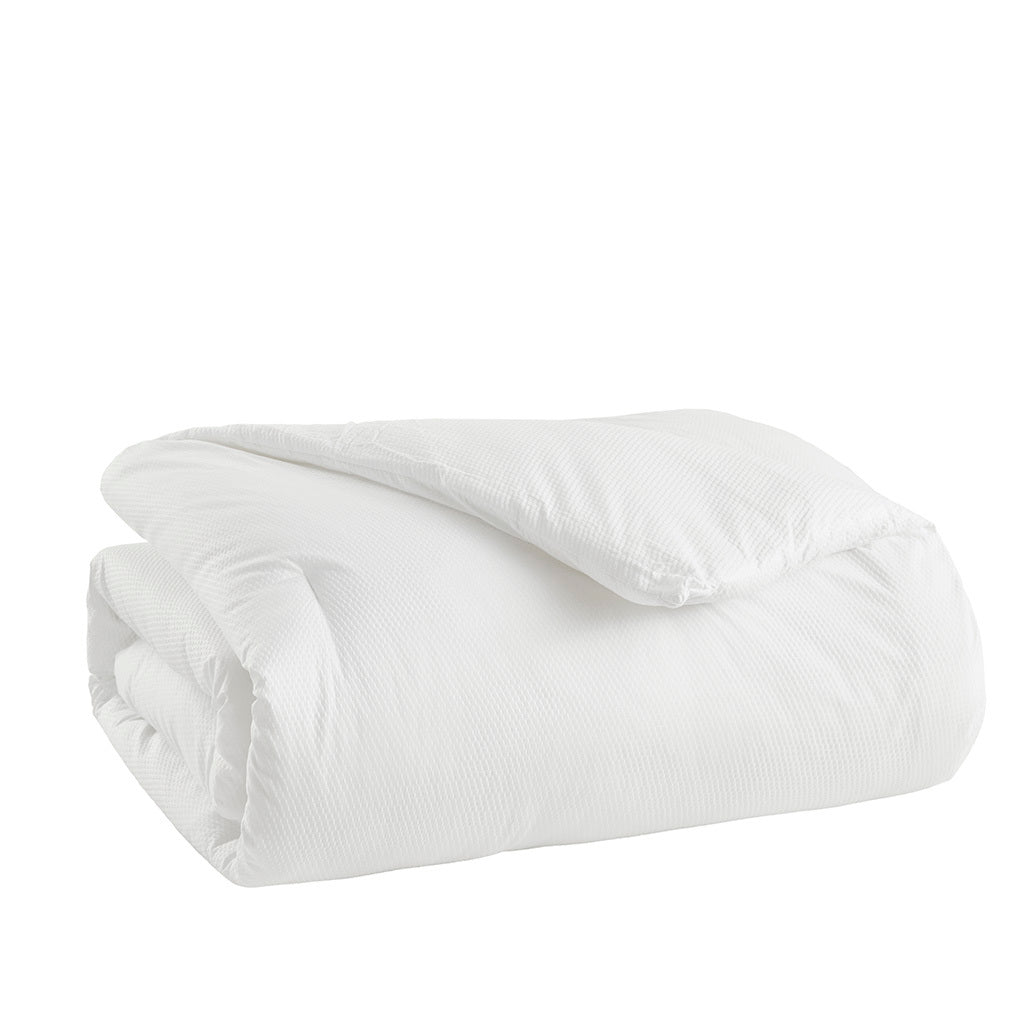 Oversized Down Alternative Comforter White Polyester