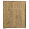 Golden Oak And Black Mesh Door Accent Cabinet Standard 5 Or More Shelves Oak Brown Light Brown Primary Living Space Adjustable Shelves Farmhouse,Rustic Wood