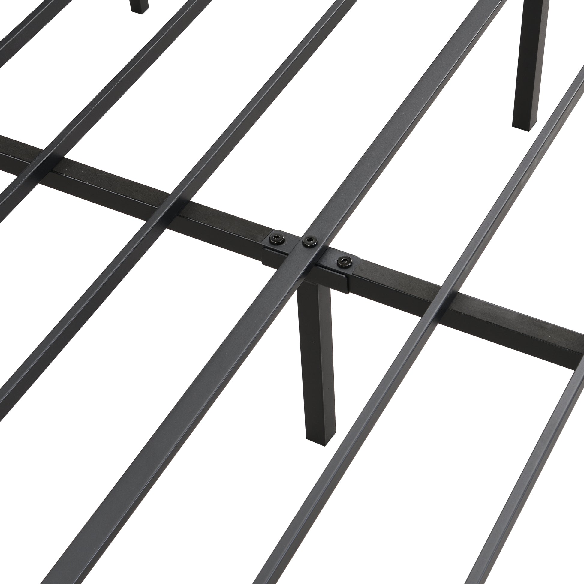 King Bed Frames With Storage Headboard And Drawers, Led Platform Bed Frame King Size, Led Upholstered Bed Frame With Charging Station, No Box Spring Needed, Easy Assembly, Grey Box Spring Not Required King Gray Metal Bedroom Bed Frame Mdf Metal