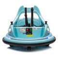 12V Ride On Bumper Car For Kids,Electric Car For Kids,1.5 5 Years Old,W Remote Control, Led Lights, Bluetooth & 360 Degree Spin, Vehicle Body With Anti Collision Paddingfive Point Safety Belt,2Wd Blue Polyethylene