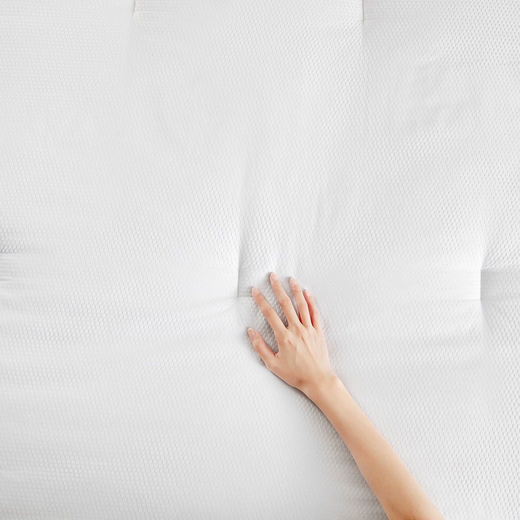 Oversized Down Alternative Comforter White Polyester