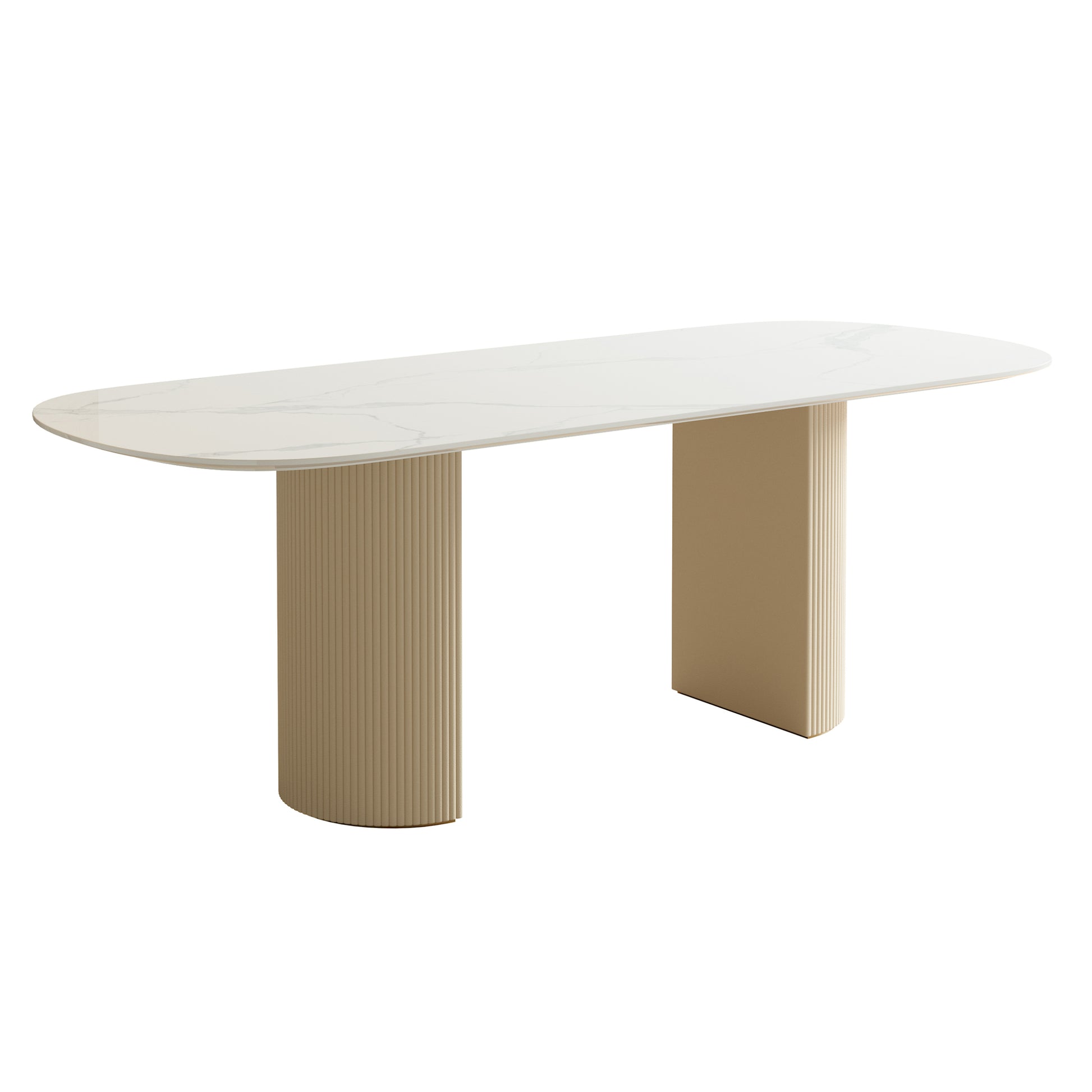 Furniture Dining Furniture Dining Tables Suitable For Families Restaurants Practical And Aesthetiy Pleasing White Carbon Steel