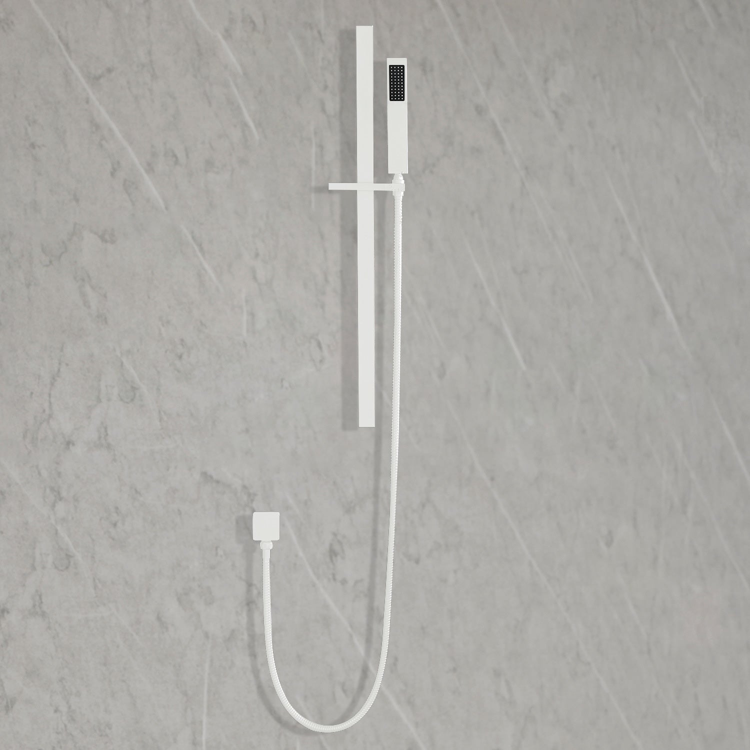 Eco Performance Handheld Shower With 28 Inch Slide Bar And 59 Inch Hose White Stainless Steel