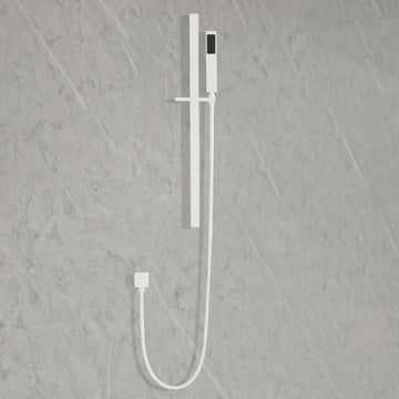 Eco Performance Handheld Shower With 28 Inch Slide Bar And 59 Inch Hose White Stainless Steel