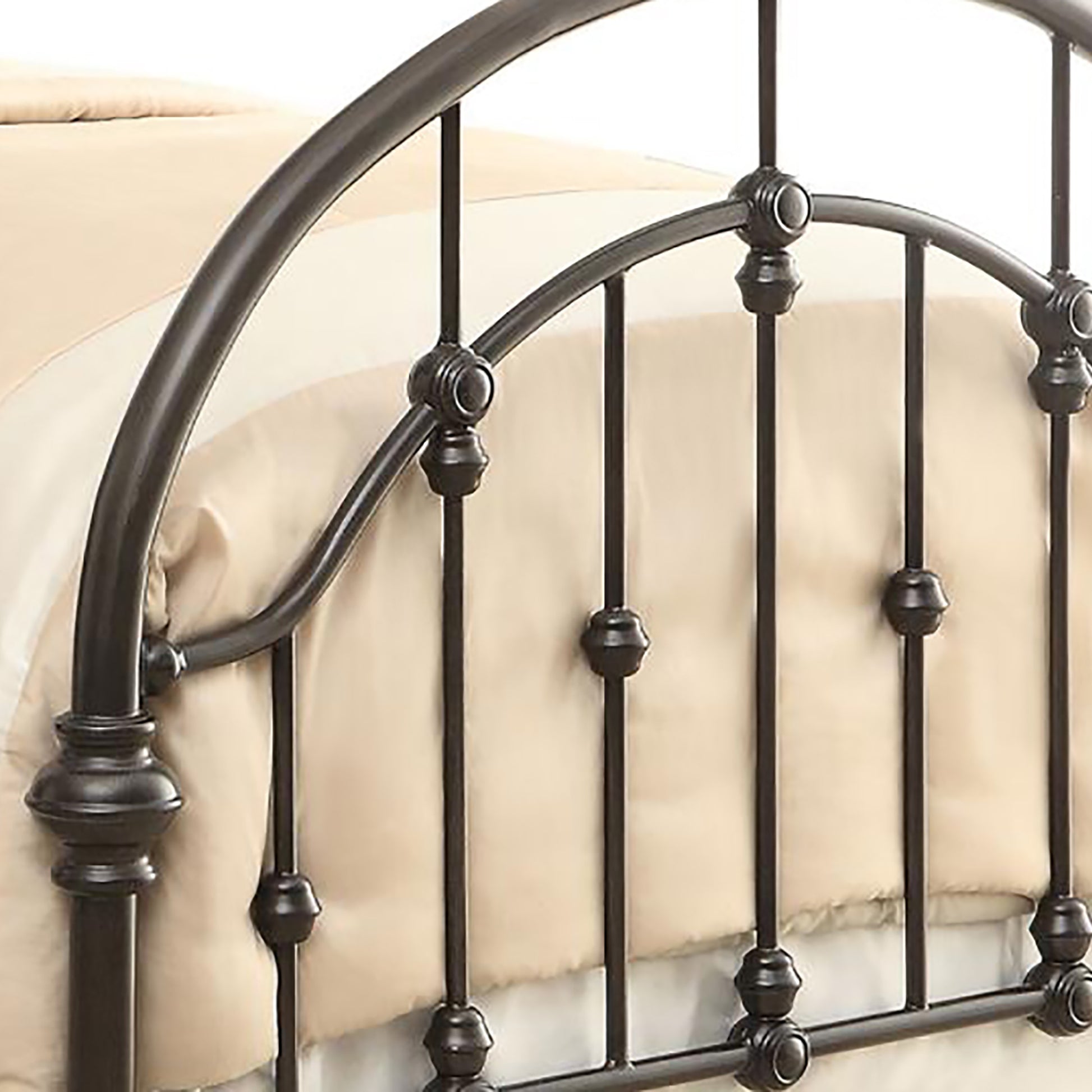 Dark Bronze Metal Twin Bed Box Spring Required Twin Bronze Metal Bedroom Traditional Bed Frame Metal