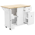 Kitchen Island With Drop Leaf, 53.9