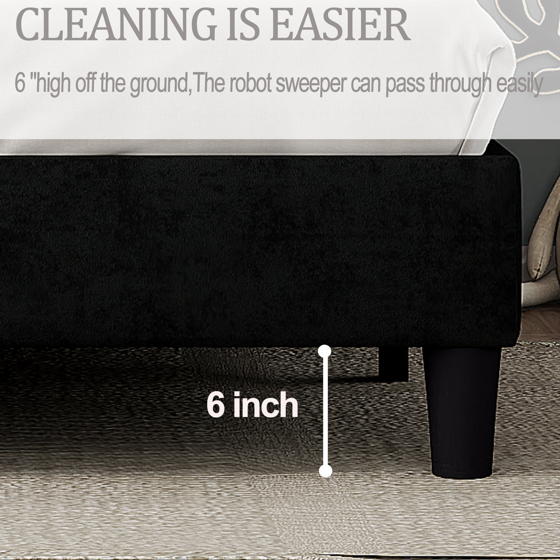 Queen Bed Frame With Headboard,Sturdy Platform Bed With Wooden Slats Support,No Box Spring,Mattress Foundation,Easy Assembly Dark Grey Dark Grey Wood