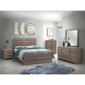 Barrel Oak Slatted Headboard Queen Panel Bed Box Spring Required Queen Brown Wood Light Brown Bedroom Farmhouse,Rustic Panel Wood