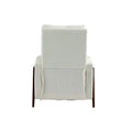 Coolmore Recliner Chair Adjustable Home Theater Single Fabric Recliner Sofa Furniture With Thick Seat Cushion And Backrest Modern Living Room Recliners Beige Boucle