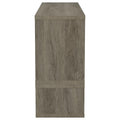 Grey Driftwood Convertable Bookcase 6 Grey Gray Standard Office Open Back Wood Transitional Wood