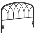 Black Full Queen Headboard Queen Black Metal Bedroom Transitional Bed Frame Metal