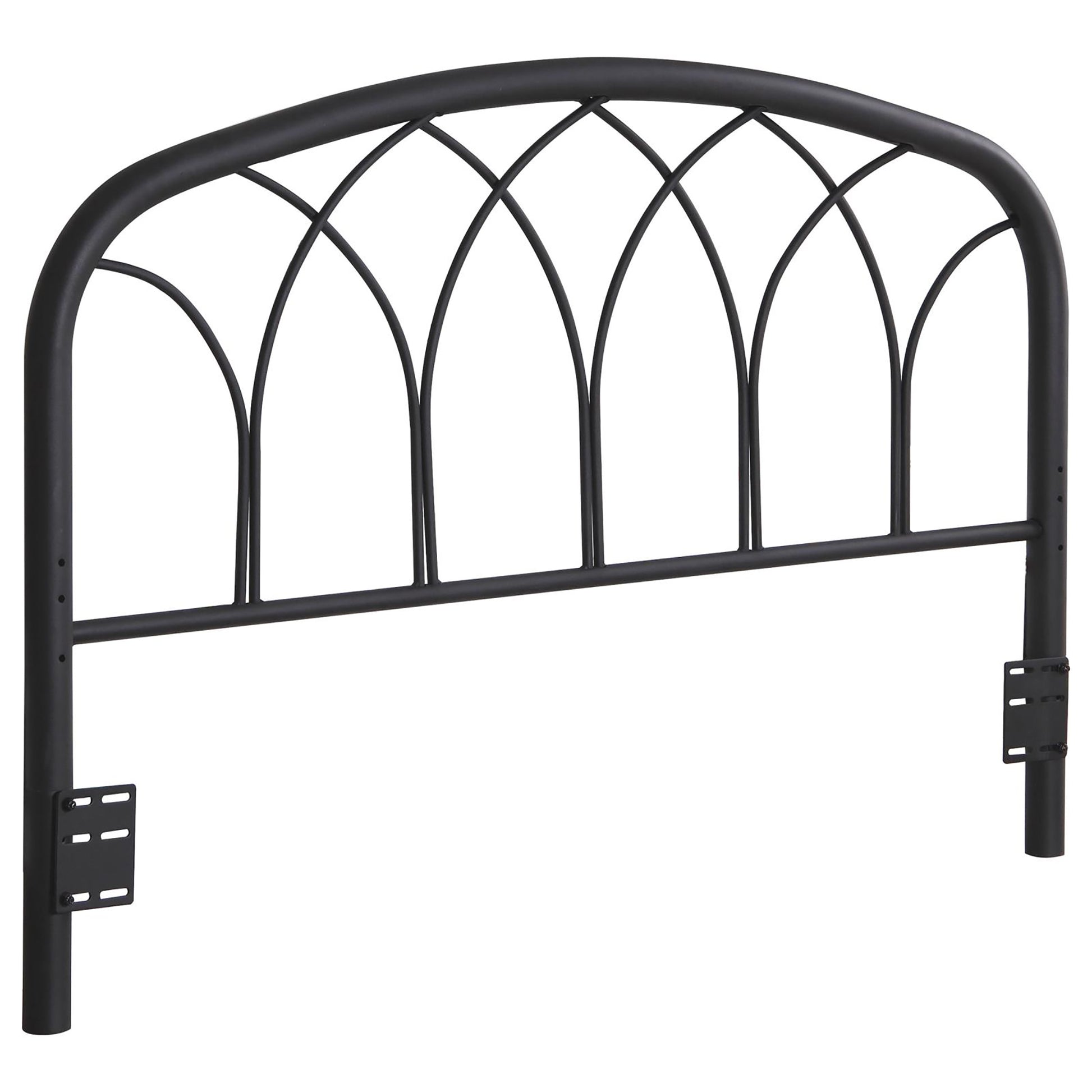 Black Full Queen Headboard Queen Black Metal Bedroom Transitional Bed Frame Metal