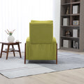 Coolmore Recliner Chair Adjustable Home Theater Single Fabric Recliner Sofa Furniture With Thick Seat Cushion And Backrest Modern Living Room Recliners Olive Green Boucle