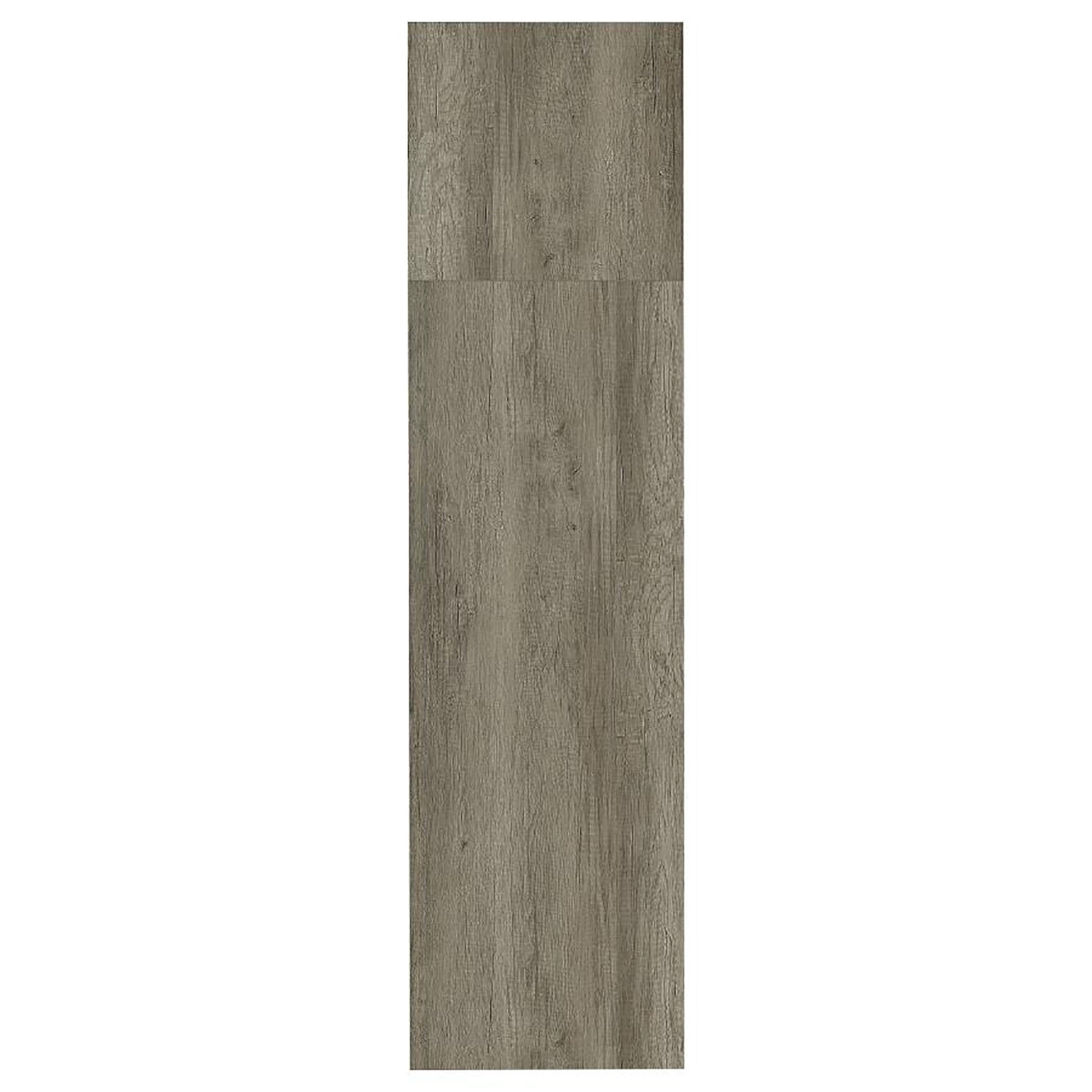 Grey Driftwood Convertable Bookcase 6 Grey Gray Standard Office Open Back Wood Transitional Wood