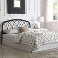 Black Full Queen Headboard Queen Black Metal Bedroom Transitional Bed Frame Metal