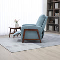 Coolmore Recliner Chair Adjustable Home Theater Single Fabric Recliner Sofa Furniture With Thick Seat Cushion And Backrest Modern Living Room Recliners Light Blue Boucle