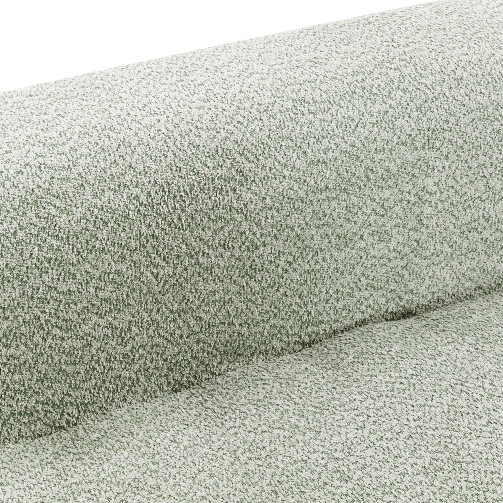 109.4" Curved Chaise Lounge Modern Indoor Sofa Couch For Living Room, Green Old Sku:Wf313109Aaf Green Boucle