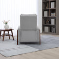 Coolmore Recliner Chair Adjustable Home Theater Single Fabric Recliner Sofa Furniture With Thick Seat Cushion And Backrest Modern Living Room Recliners Gray Boucle