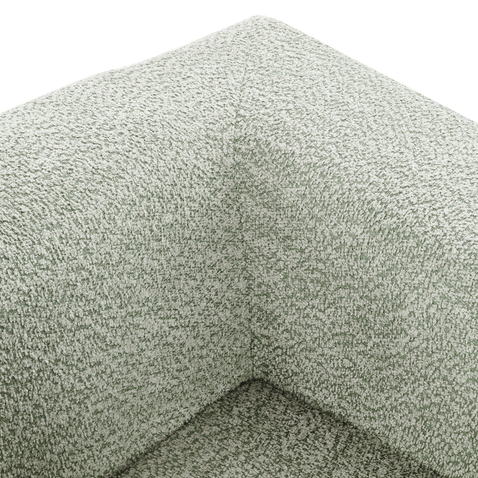 109.4" Curved Chaise Lounge Modern Indoor Sofa Couch For Living Room, Green Old Sku:Wf313109Aaf Green Boucle