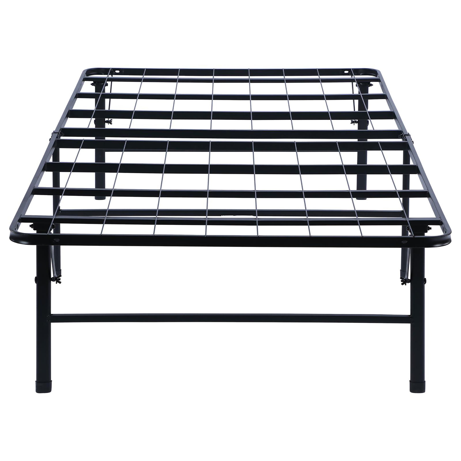 Black Twin Platform Bed Twin Black Metal Bedroom Contemporary,Modern Bed Frame Steel