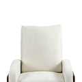 Coolmore Recliner Chair Adjustable Home Theater Single Fabric Recliner Sofa Furniture With Thick Seat Cushion And Backrest Modern Living Room Recliners Beige Boucle