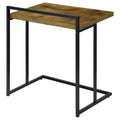 Antique Nutmeg Rectangular Top Snack Table Brown Brown Primary Living Space Contemporary,Modern Freestanding Rectangular Rectangular Wood Sled