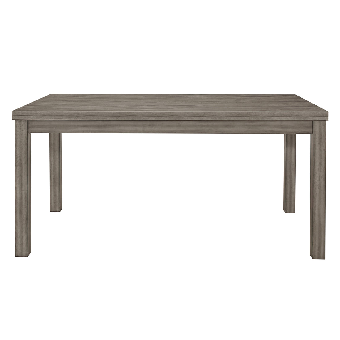 Weathered Gray Finish Rustic Style Dining Table Melamine Top 1Pc Transitional Framing Wooden Furniture Gray Dining Room Rustic,Transitional Wood