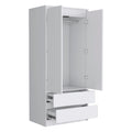 Armoire Closher, Bedroom, White White Particle Board Particle Board