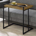 Antique Nutmeg Rectangular Top Snack Table Brown Brown Primary Living Space Contemporary,Modern Freestanding Rectangular Rectangular Wood Sled