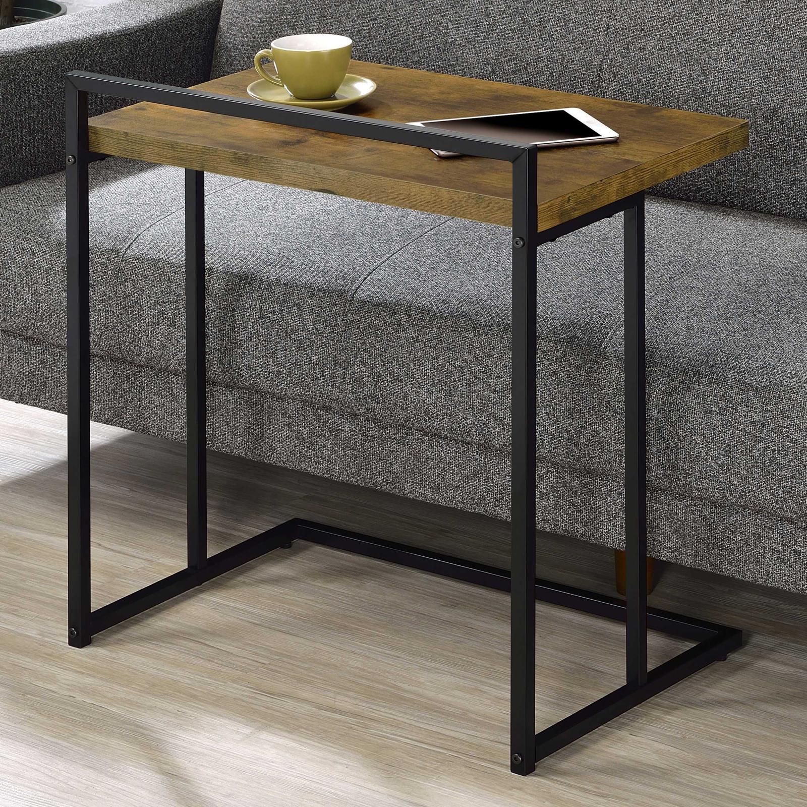 Antique Nutmeg Rectangular Top Snack Table Brown Brown Primary Living Space Contemporary,Modern Freestanding Rectangular Rectangular Wood Sled