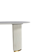 Furniture Dining Furniture Dining Tables Suitable For Families Restaurants Practical And Aesthetiy Pleasing White Carbon Steel