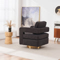 Swivel Barrel Chair For Living Room,360 Degree Swivel Club Modern Accent Single Sofa Chair, Small Leisure Arm Chair For Nursery, Hotel, Bedroom, Office Grey Primary Living Space Modern Faux Fur
