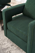 Swivel Barrel Chair For Living Room,360 Degree Swivel Club Modern Accent Single Sofa Chair, Small Leisure Arm Chair For Nursery, Hotel, Bedroom, Office Green Primary Living Space Modern Faux Fur