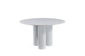 Pure White Solid Wood Rock Board With Woven Leather And Titanium Gold Supports Up To 90 Kg White Wood