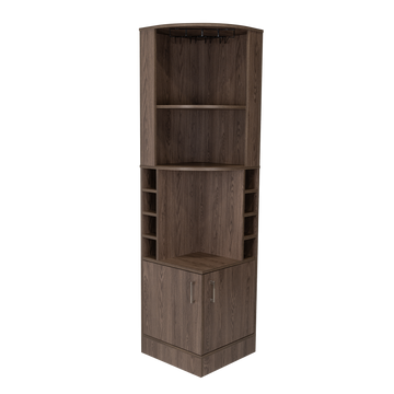 Bar Cabinet Papprika, Living Room, Dark Walnut Walnut Particle Board Particle Board