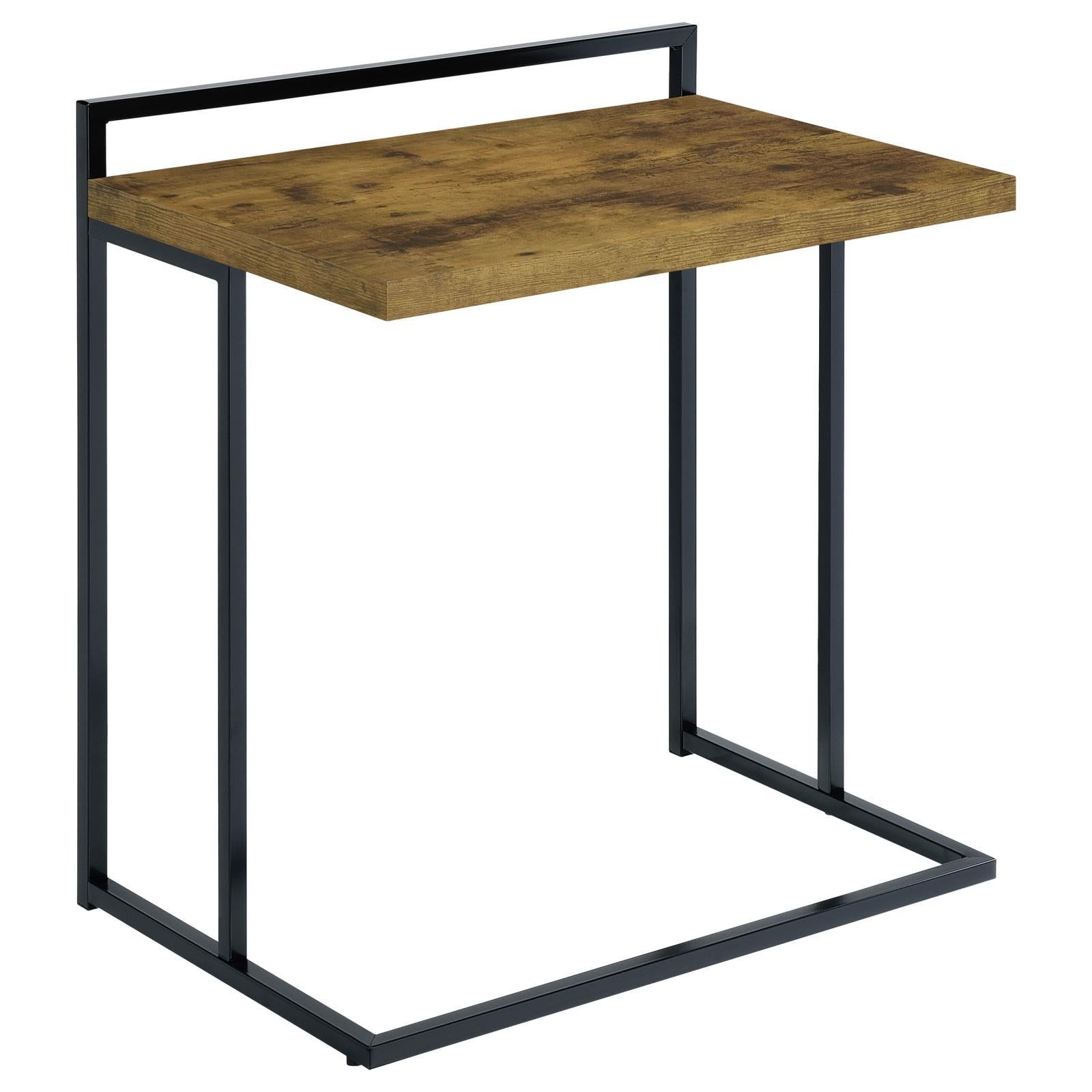 Antique Nutmeg Rectangular Top Snack Table Brown Brown Primary Living Space Contemporary,Modern Freestanding Rectangular Rectangular Wood Sled
