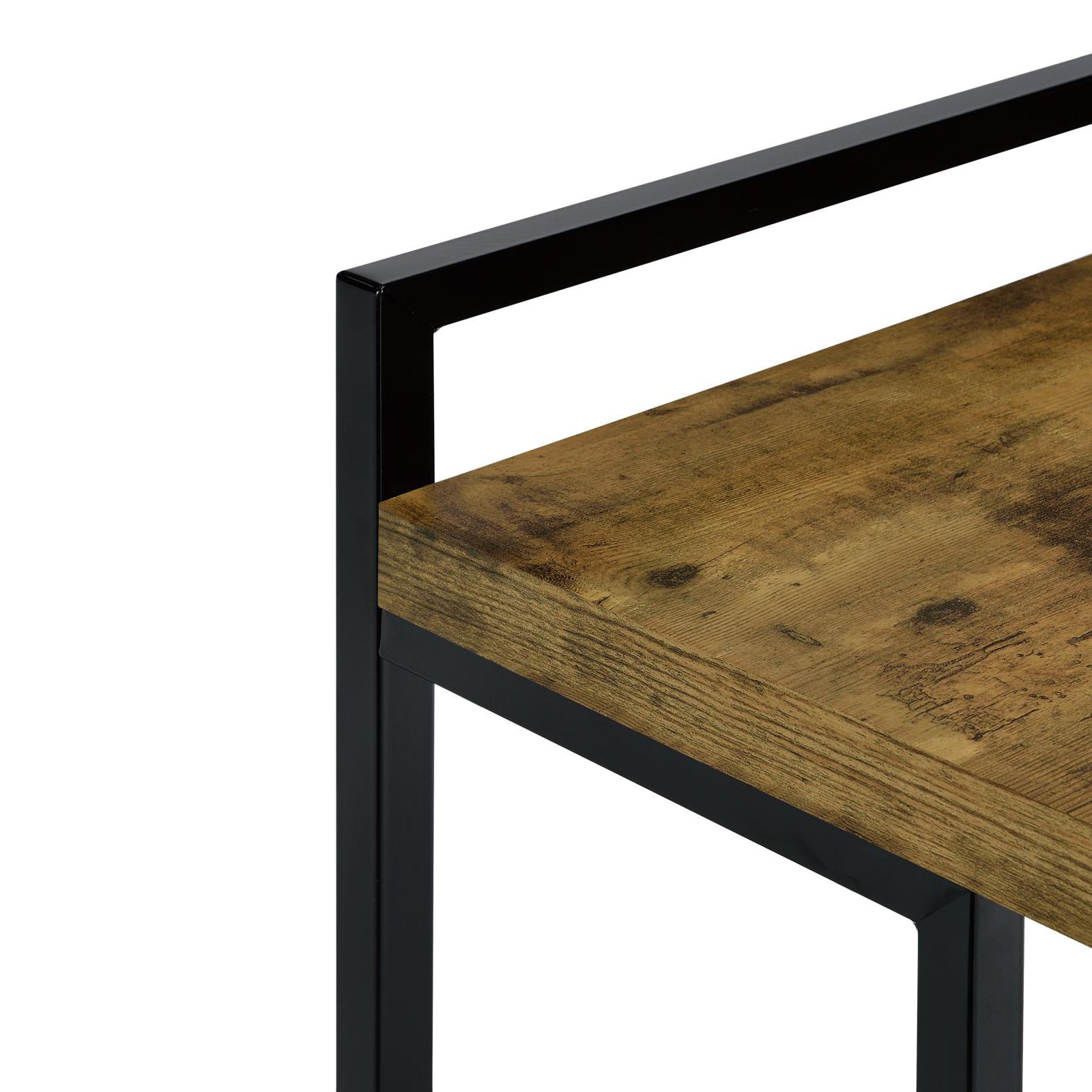 Antique Nutmeg Rectangular Top Snack Table Brown Brown Primary Living Space Contemporary,Modern Freestanding Rectangular Rectangular Wood Sled