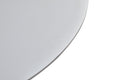 Pure White Solid Wood Rock Board With Woven Leather And Titanium Gold Supports Up To 90 Kg White Wood