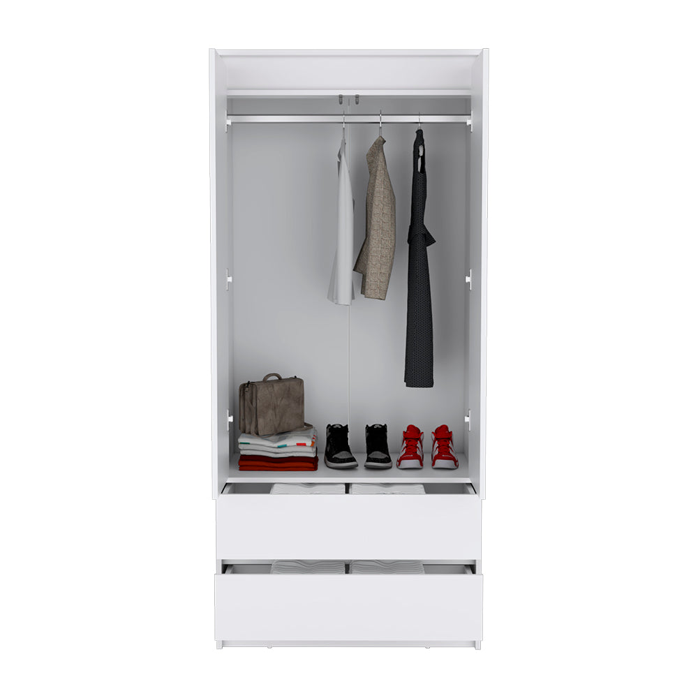 Armoire Closher, Bedroom, White White Particle Board Particle Board