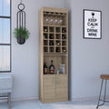 Bar Cabinet Atanasio, Living Room, Light Pine Beige Particle Board Particle Board