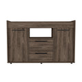 Sideboard Perssiu, Living Room, Dark Walnut Espresso Particle Board Particle Board