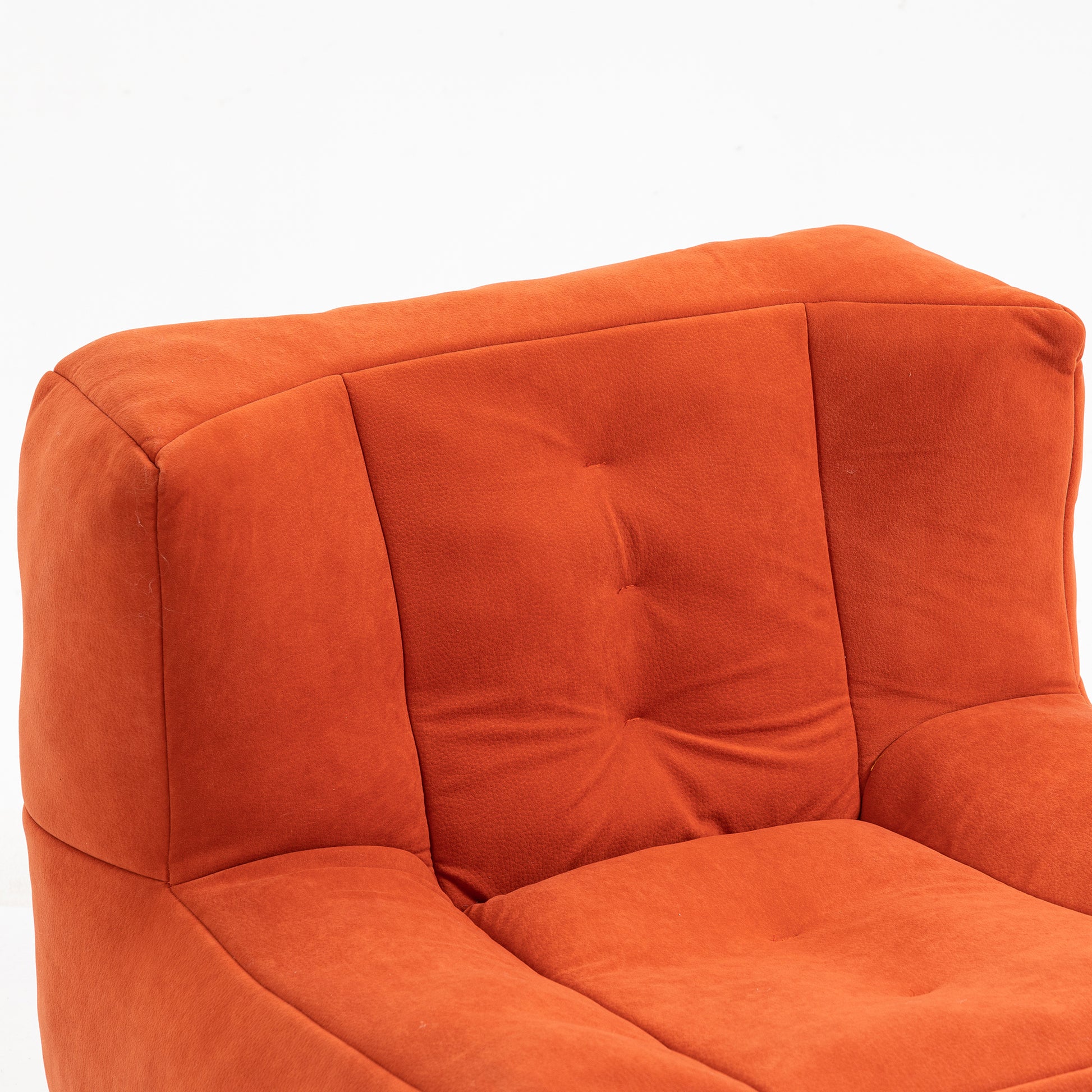 Fluffy Bean Bag Chair, Comfortable Bean Bag For Adults And Children, Super Soft Lazy Sofa Chair With Memory Foam And Ottoman, Indoor Modern Focus Bean Bag Chair For Living Room, Bedroom, Apartment Red Velvet