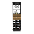 Bar Cabinet Bureck, Living Room, Black Walnut Walnut Particle Board Particle Board