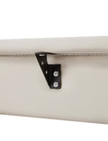 Full Size Upholstered Platform Bed With Sensor Light And Ergonomic Design Backrests, White White Upholstered